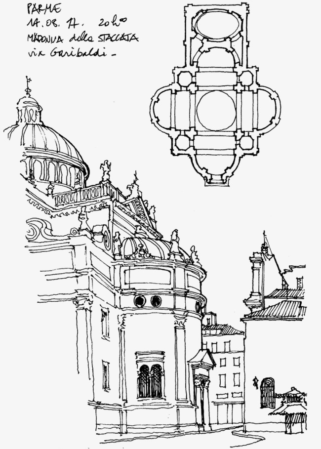 650x909 Scene Sketch Line Drawing, Scene Painting, Hand Painted Scenery