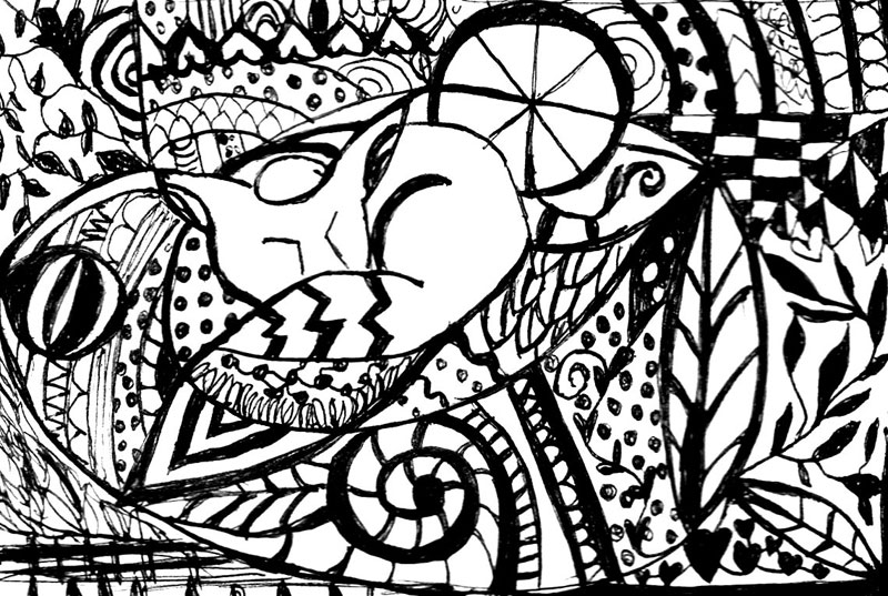 800x537 Peaceful Scenery Drawing Pictures