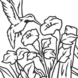 260x260 Scenery Clipart Line Drawing