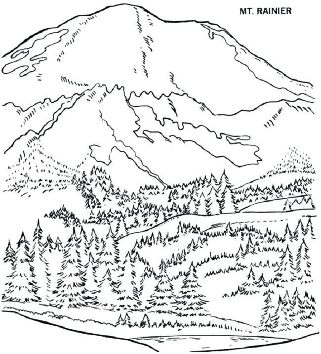 650x716 Scenery Coloring Pages