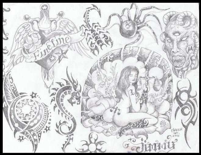 659x509 Flash For Tattoo Art By Inkwork27