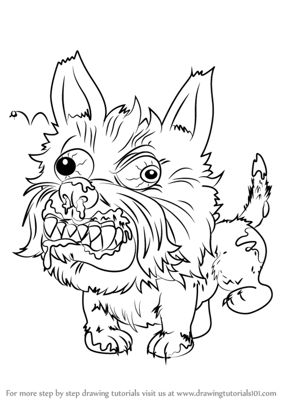567x800 Learn How To Draw Snotty Schnauzer From The Ugglys Pet Shop (The