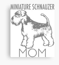210x230 Miniature Schnauzer Drawing Canvas Prints Redbubble