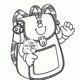 268x268 Coloring Pages School Bag Kids Drawing And Coloring Pages