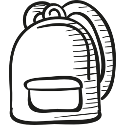 256x256 Scholar, Education, Children, Carrier, School Bag, Bags, Student Icon