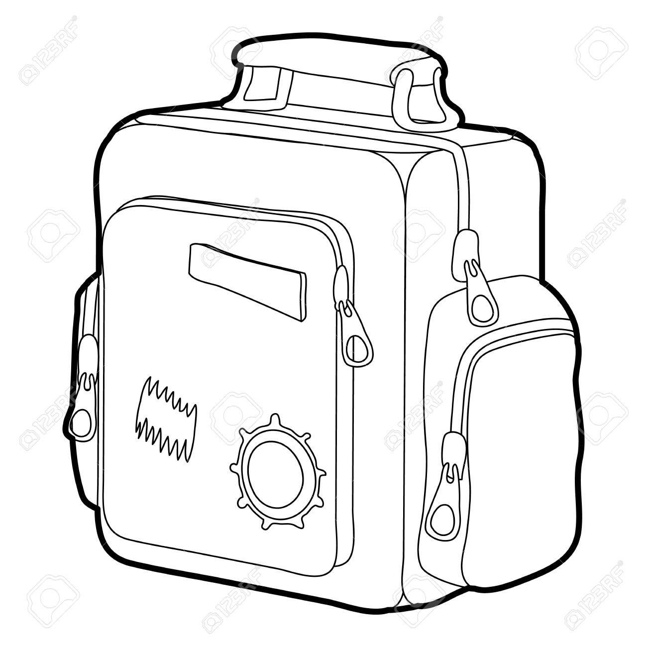 School Bags Drawing at GetDrawings | Free download