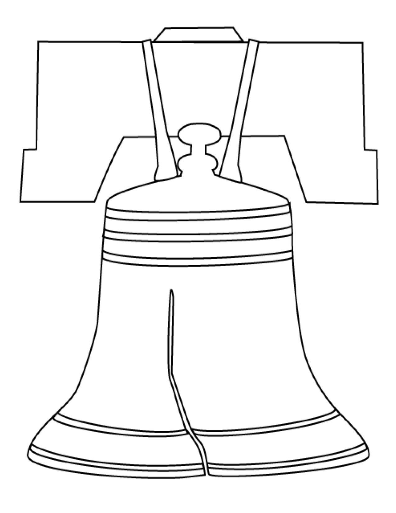1275x1651 Fourth Of July Liberty Bell Craft Template For Kids Summer
