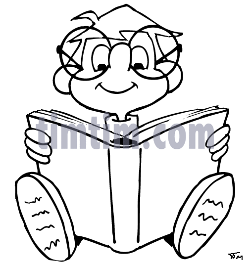 505x534 Free Drawing Of A Book Boy Bw From The Category Books News