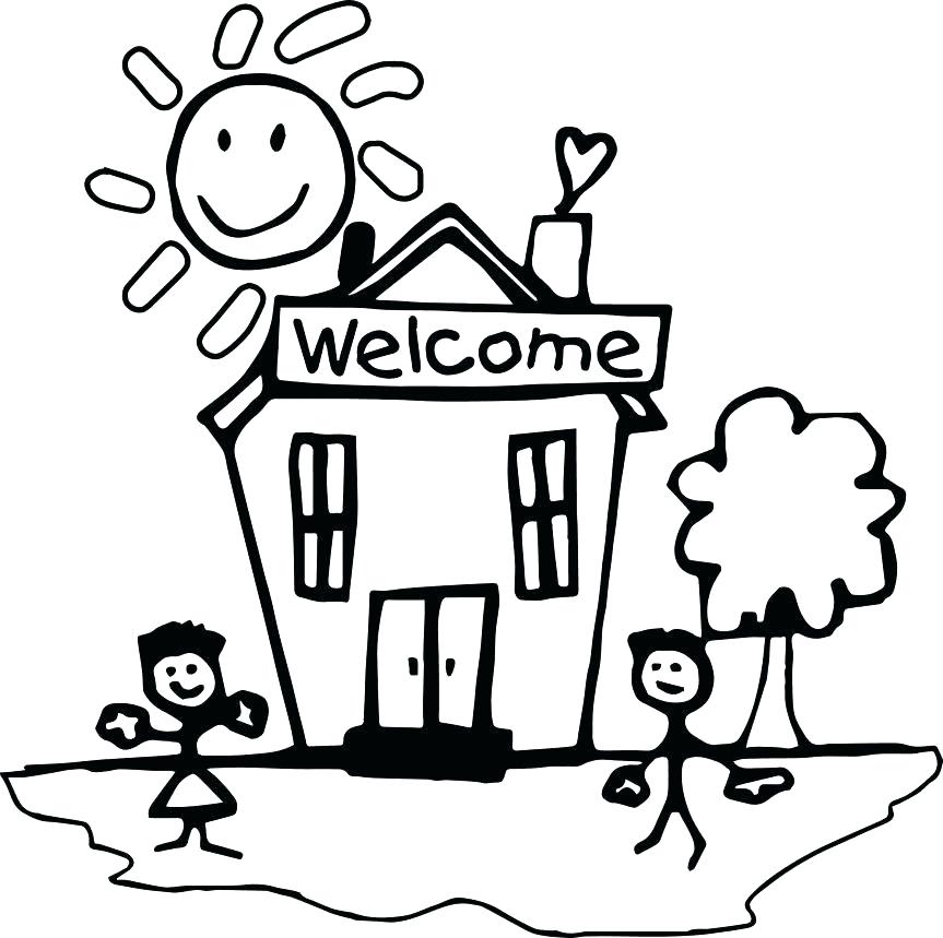 863x859 Beautiful Free Back To School Coloring Pages Online For Page