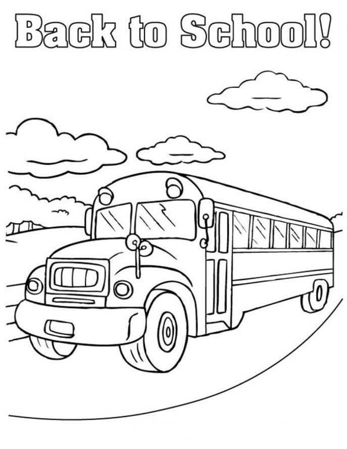 687x889 Coloring School Bus Coloring Book How To Draw For Baby Drawings