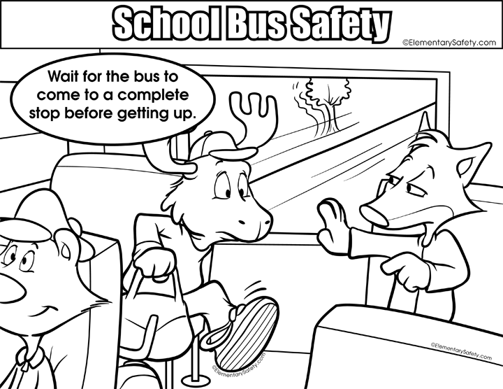 720x556 Coloring School Bus Safety