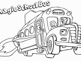 320x240 The Magic School Bus Coloring Pages