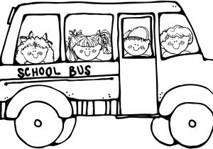 300x210 School Bus Coloring Books For Kids To Print