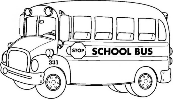 687x393 Coloring Pages Delightful School Bus Coloring Pages Page Amazing