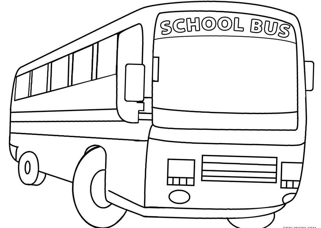 1080x768 Free Printable School Bus Coloring Pages For Kids Safety Pictures
