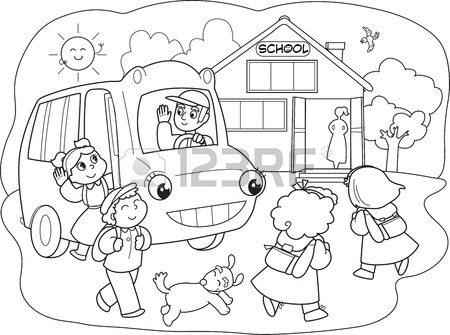 450x335 Go To School, School Bus Royalty Free Cliparts, Vectors, And Stock