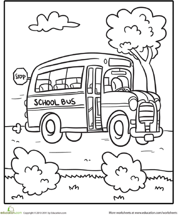350x423 Transportation Coloring Page School Bus School Buses