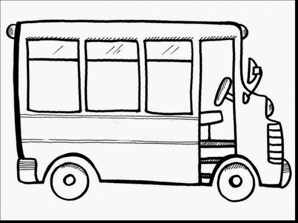 1024x768 Coloring Pages Of Bus Ebcs For Kids School Busses High Quality