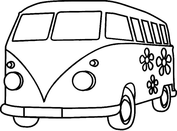 736x548 Bus Clipart Line Drawing