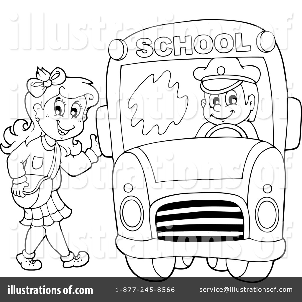 1024x1024 School Bus Clipart