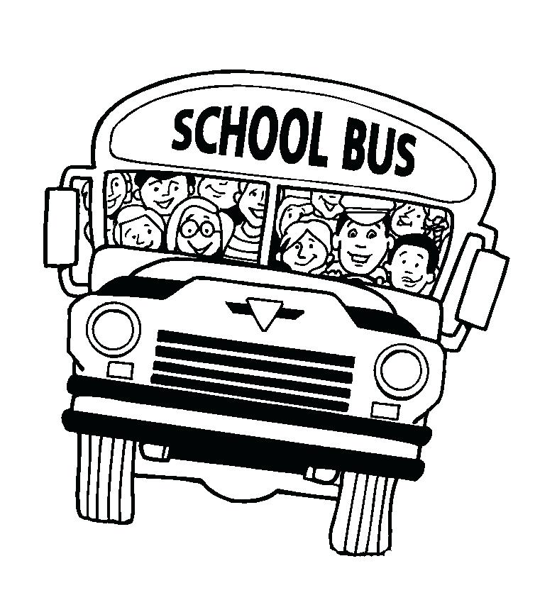 785x846 Coloring Pages Of School Buses School Bus Coloring Pages To Print