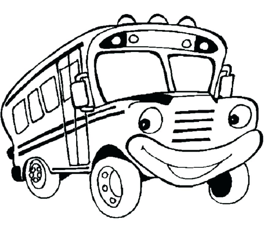 863x761 Coloring Picture Of A Bus School Bus Coloring Page Great