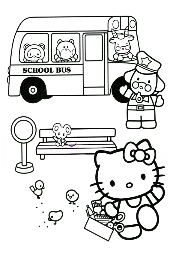 567x850 Hello Kitty Coloring Pages Overview With A Lot Of Kitties