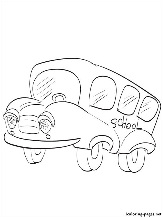 560x750 School Bus Coloring Page Coloring Pages