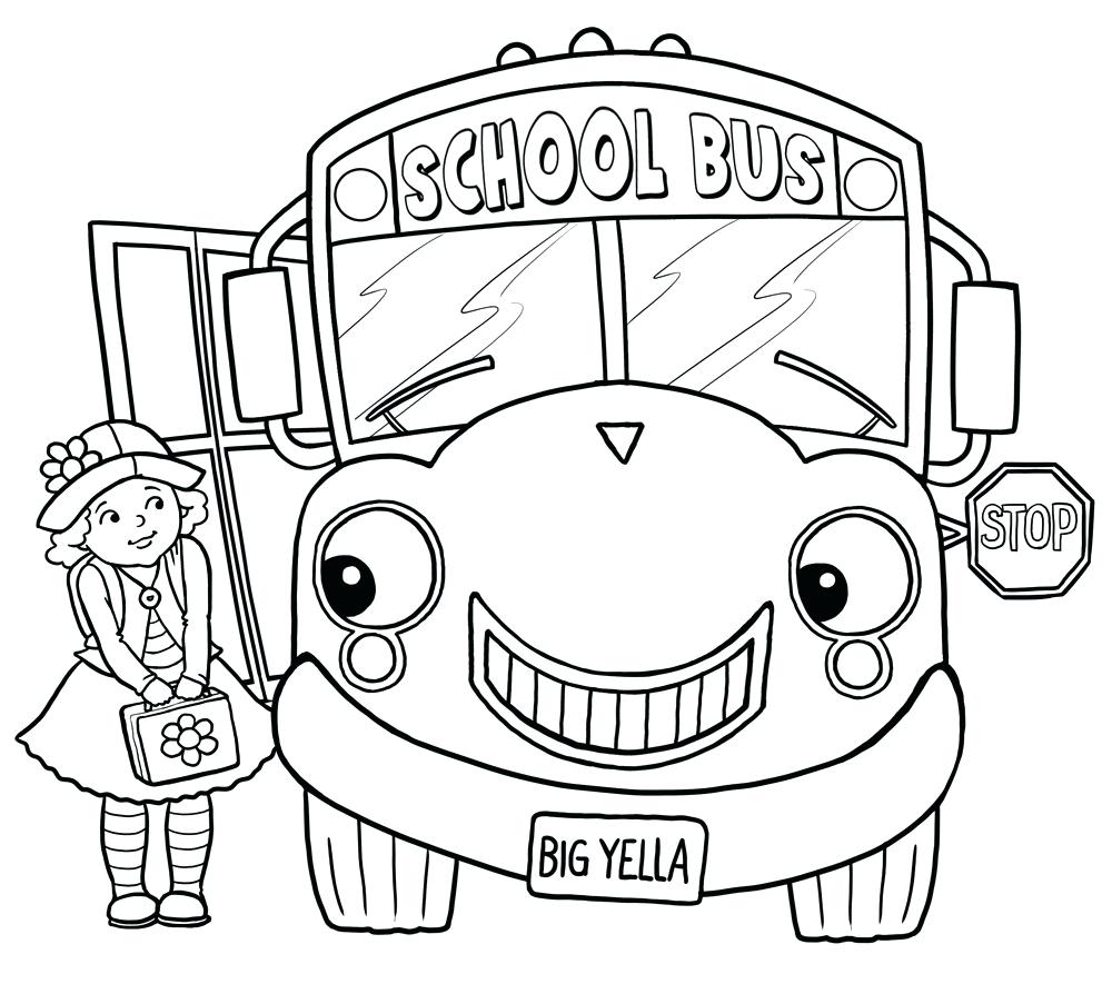 1000x894 Coloring Coloring Pages Of School Buses