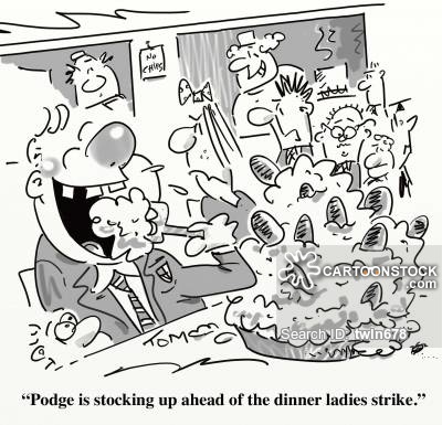 400x385 School Dinner Cartoons And Comics