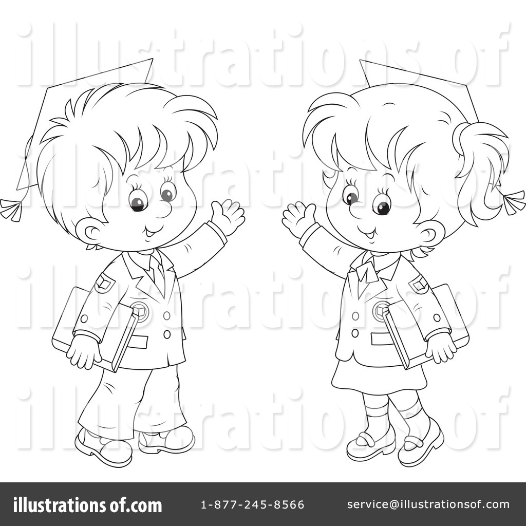 1024x1024 School Children Clipart