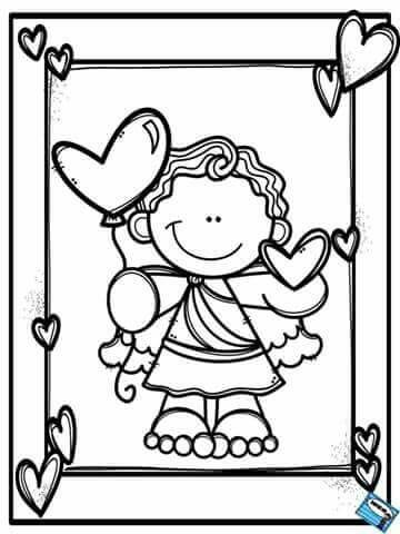 360x480 Pin By Carol On Moldes Y Dibujos School, Valentine