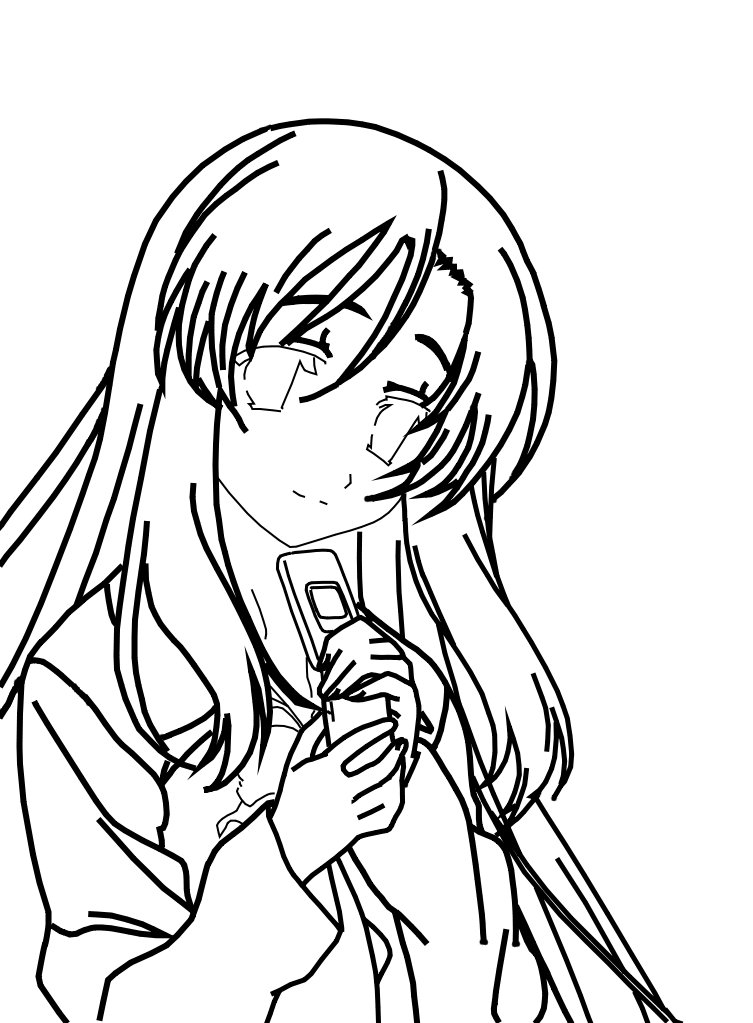 753x1023 Kotonoha Katsura (School Days) By Tenmapegasus