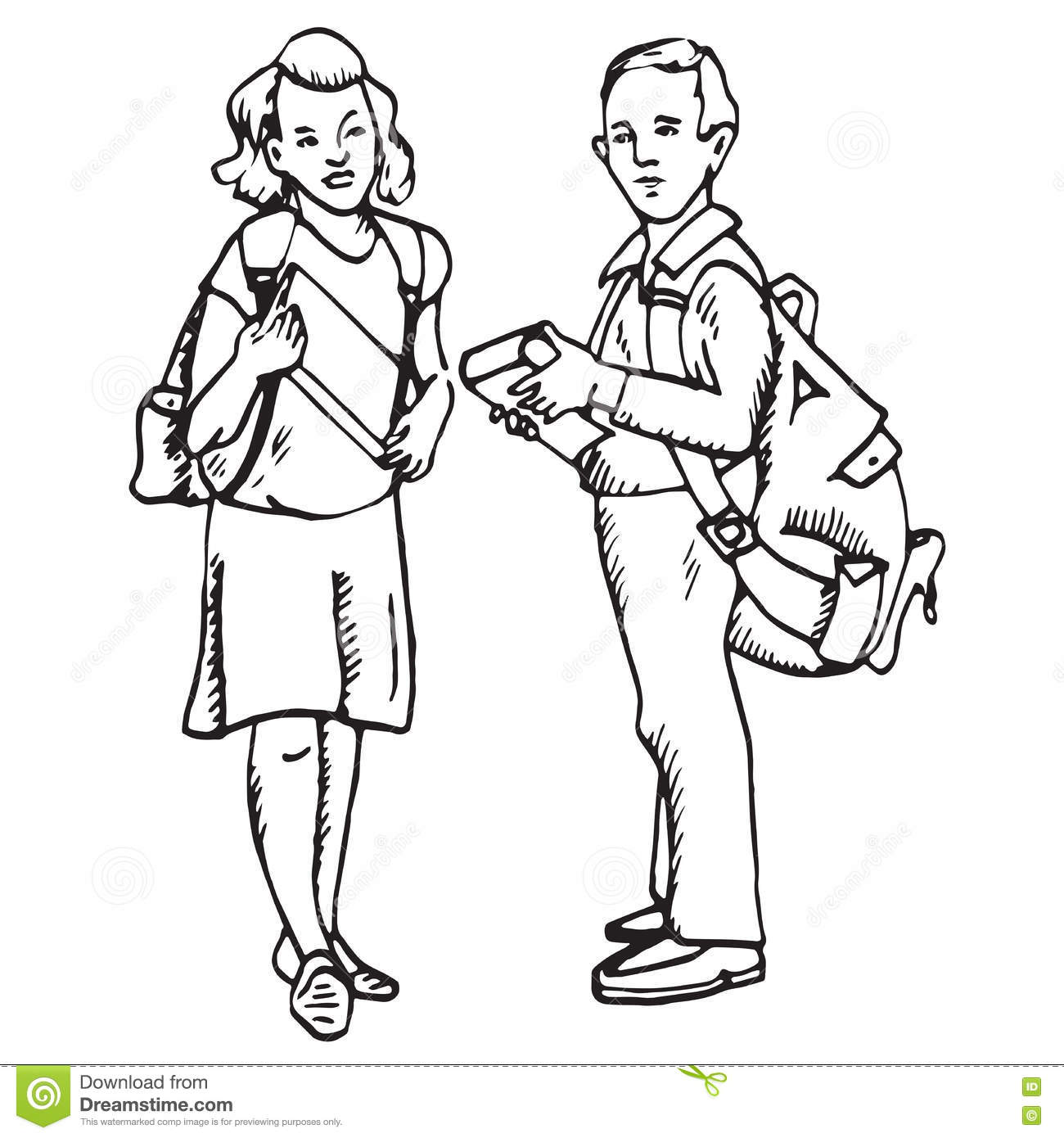 1300x1390 Drawn Boy School Boy