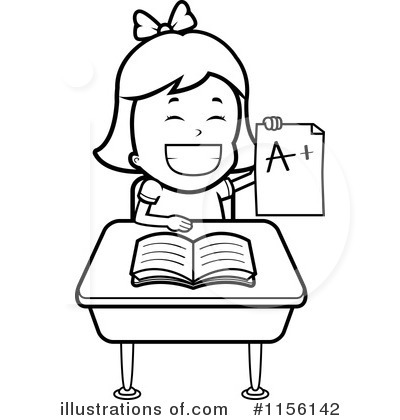 400x420 School Girl Clipart