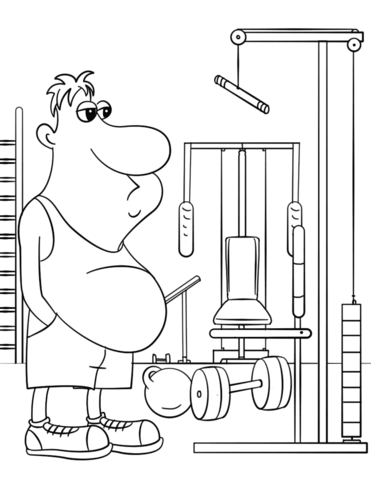 371x480 First Day In Gym Coloring Page Free Printable Coloring Pages