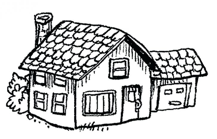 728x469 A Fanciful Mushroom House In Smurf Houses Coloring Page The Pages
