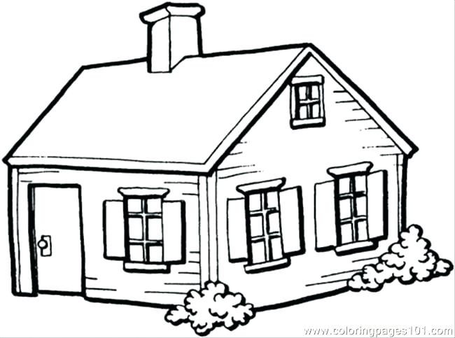 650x483 Amazing School House Coloring Page Print Coloring Pages
