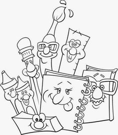 236x270 Cartoon Of Blacknd White Happy School Children Flying On