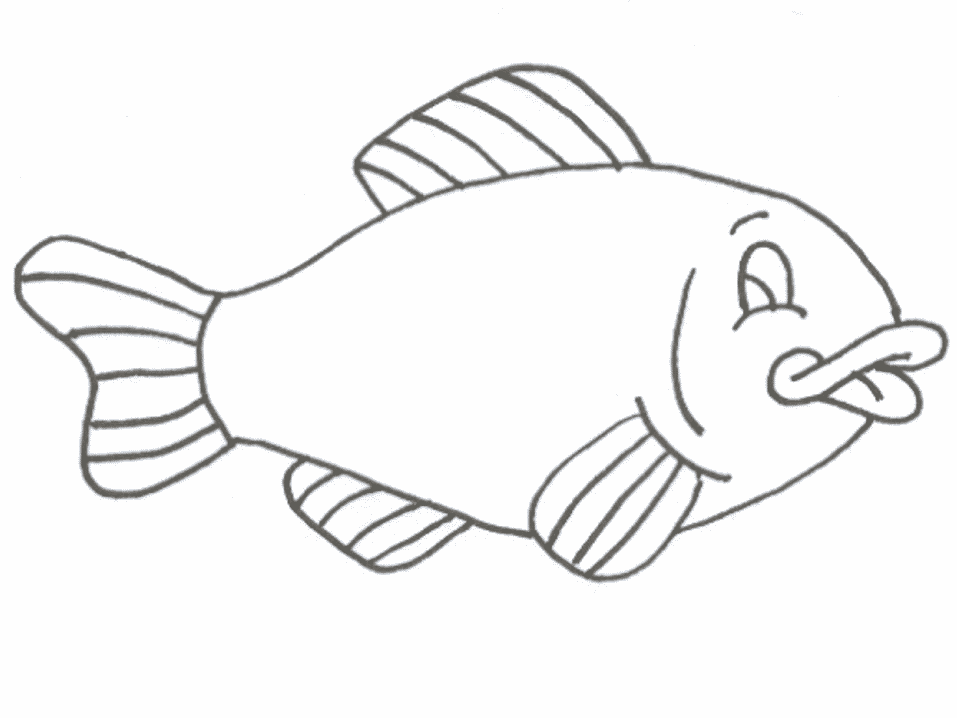 957x718 Fish Drawing Pictures 475273