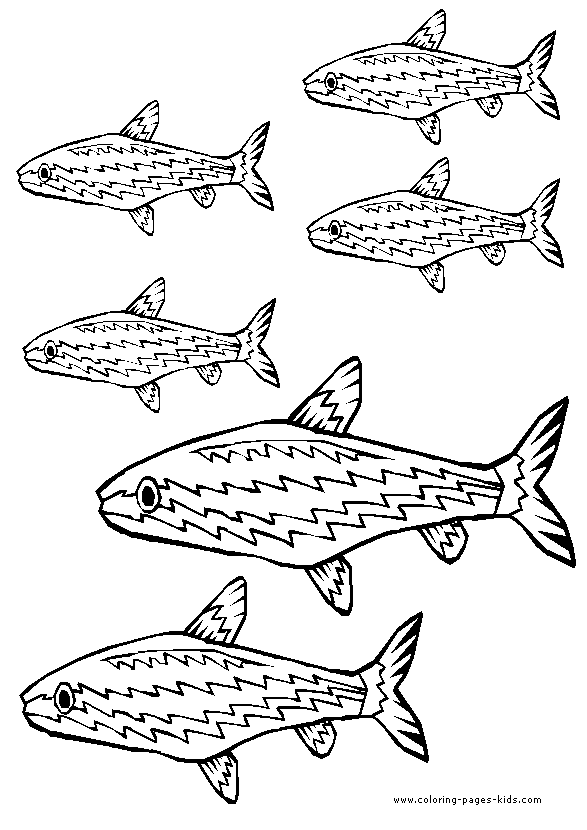 587x830 Of Fish Coloring Page