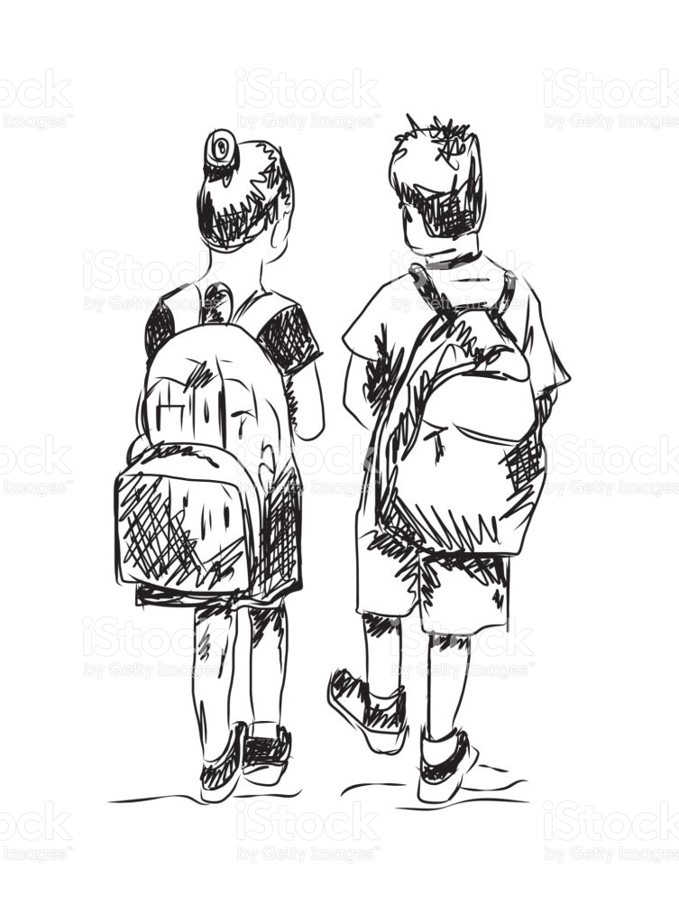 753x1024 Sketch Clipart School