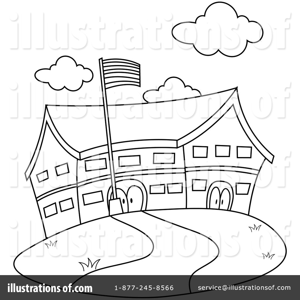 1024x1024 Elementary School Clipart Black And White