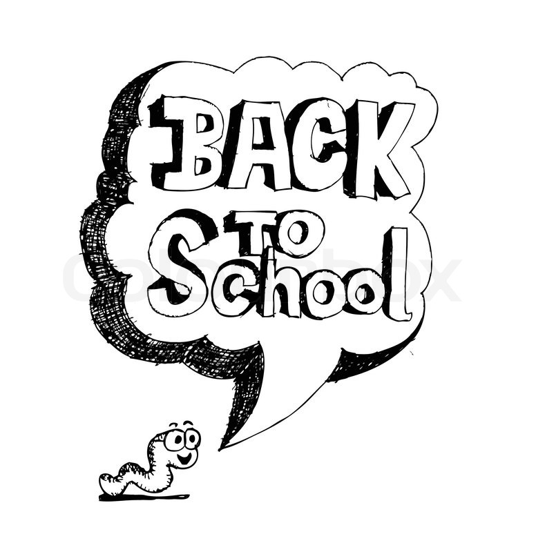 776x800 Drawing School Items Back To School Vector Illustration Stock