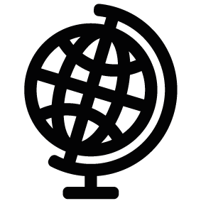 283x283 School Globe Silhouette Silhouette Of School Globe