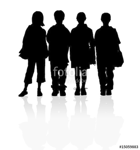 School Silhouette at GetDrawings | Free download