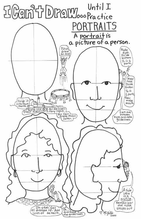 482x746 Making Self Portraits~ When The Lesson Calls For Students To Draw