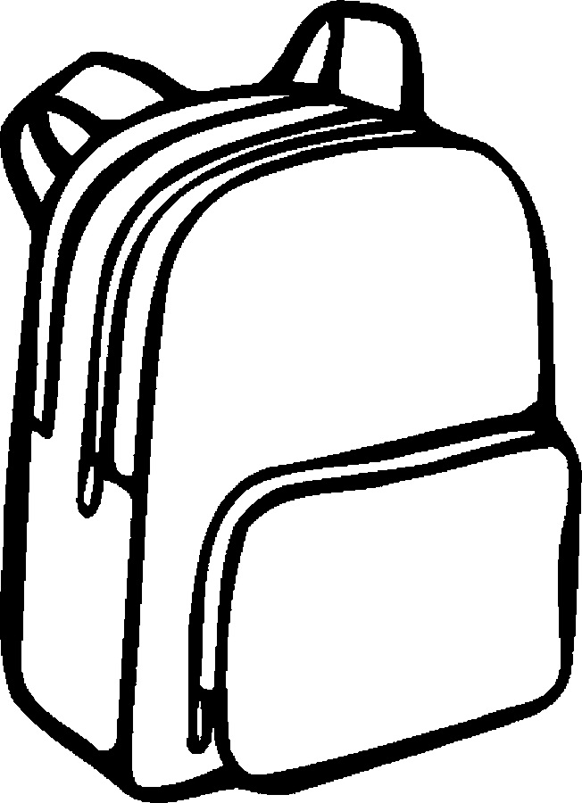 652x900 Better Of School Supplies Clipart Black And White