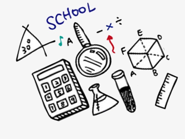 626x471 School Supplies, Stationery, Child, Hand Painted Png Image