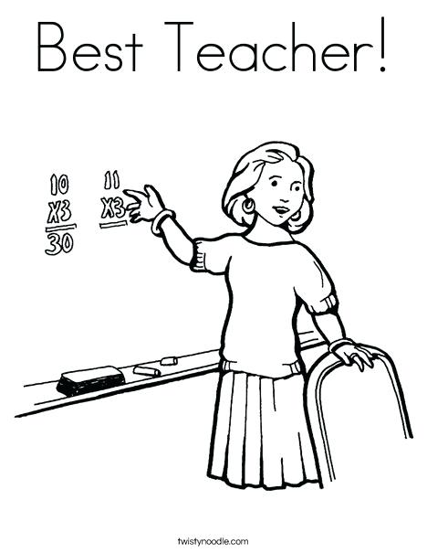 468x605 Coloring Page Teacher Best Teacher Coloring Page Coloring Page